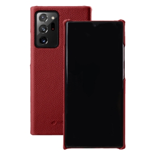 Кожаный чехол накладка Melkco для Samsung Galaxy Note 20 Ultra - Snap Cover, красный